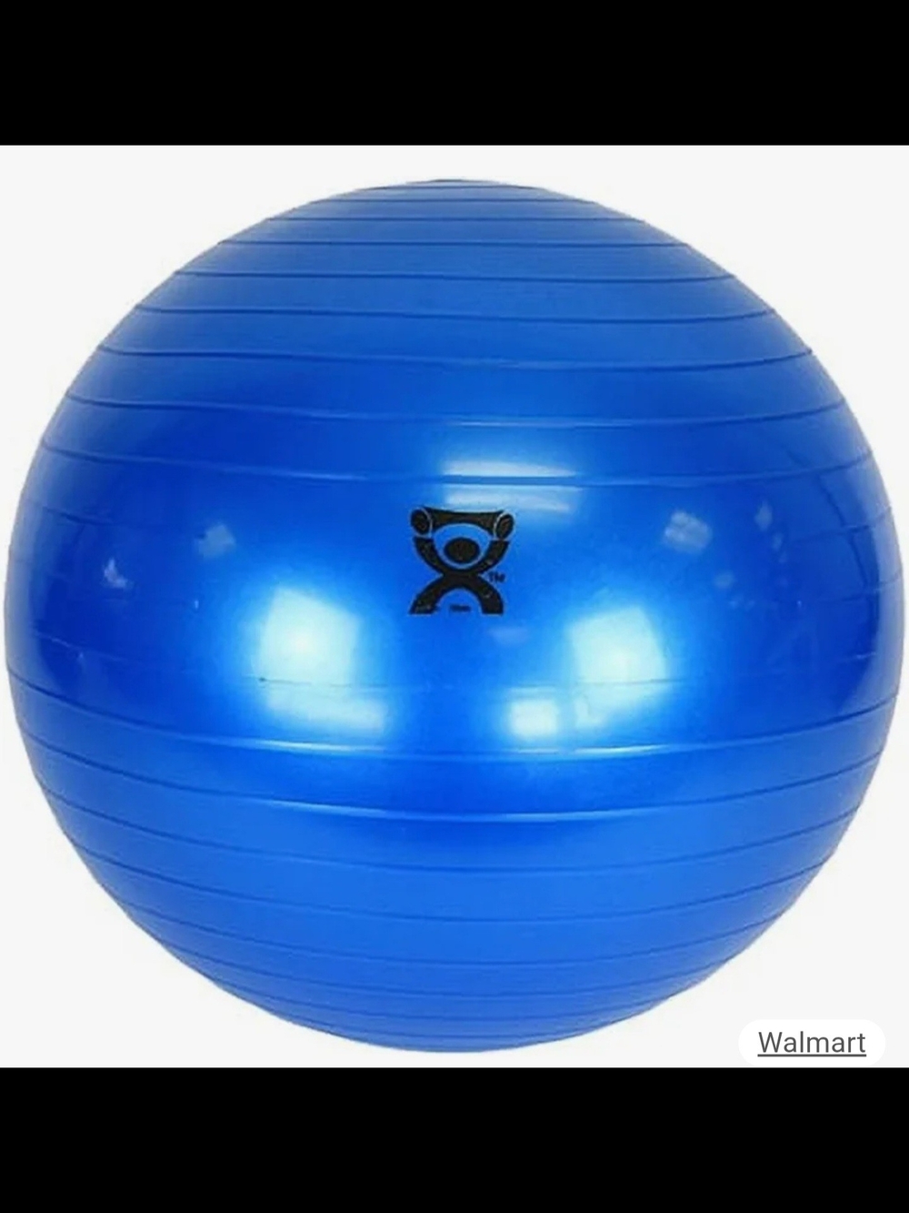 Cando Blue Inflatable Exercise Ball (Packaged) - Picture 2 of 2